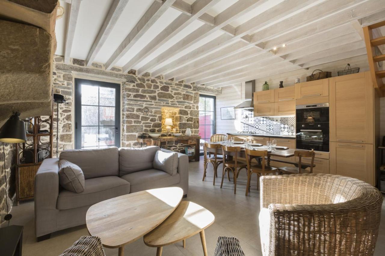 Saint Malo, Le Pont, Maison Plage A 100M Villa Buitenkant foto