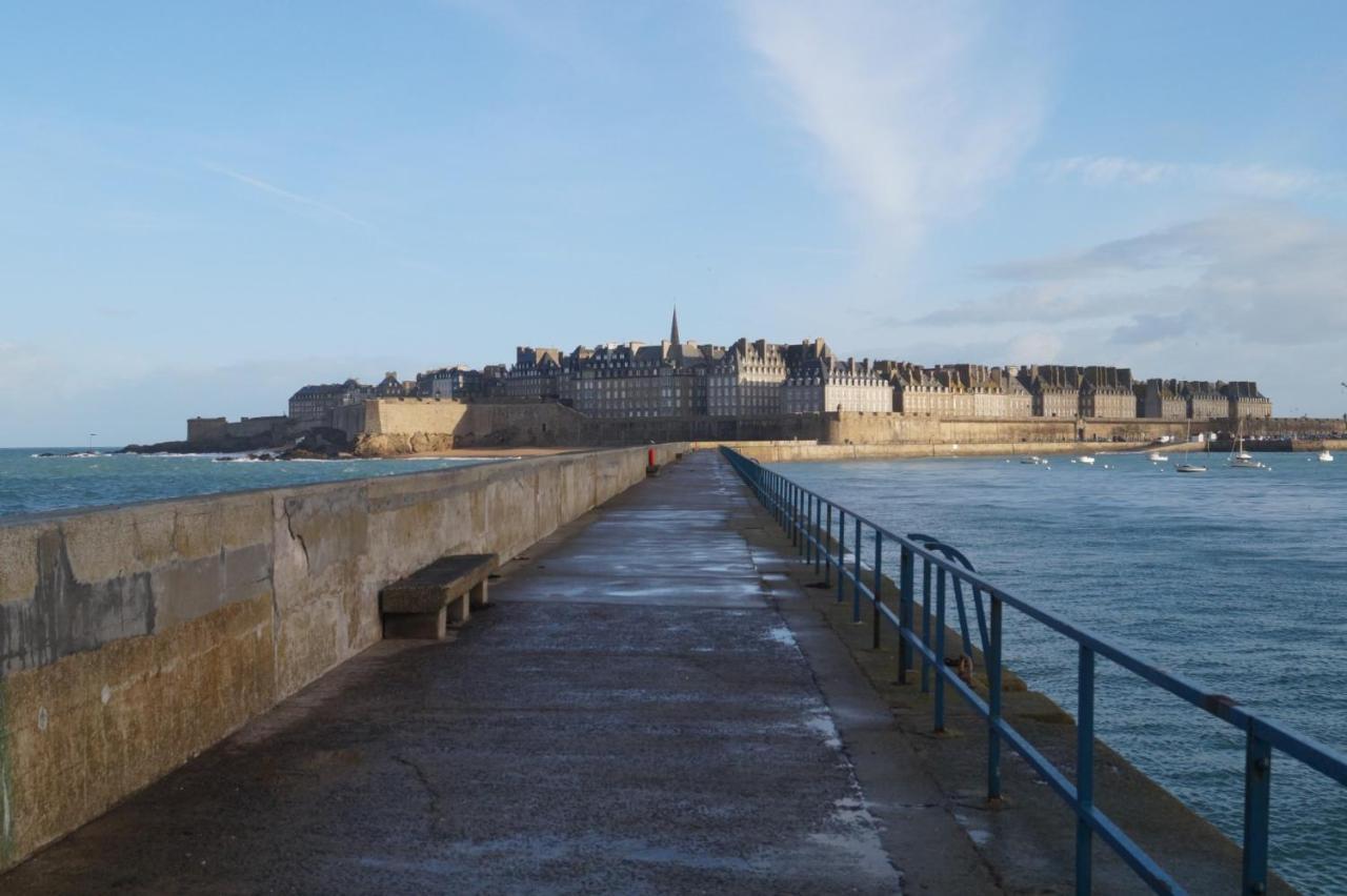 Saint Malo, Le Pont, Maison Plage A 100M Villa Buitenkant foto